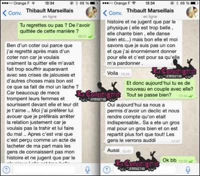 Shanna et Thibault se sont séparés :