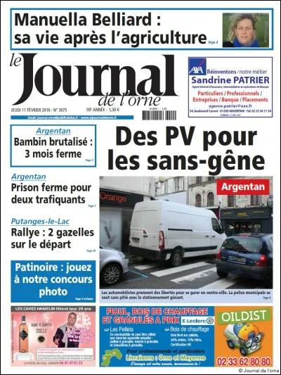 De palmipède ou à la une !