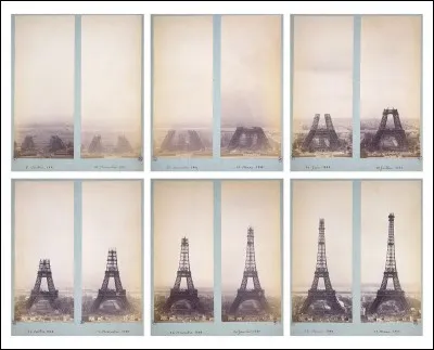 Quand a été construite la tour Eiffel ?