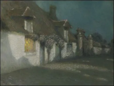 Et je termine avec "Les chaumières au clair de lune" de :