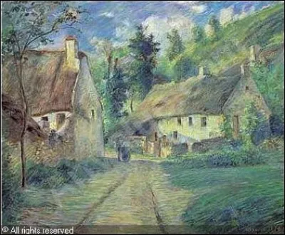 A qui doit-on "Chaumière à Auvers près de Pontoise" ?