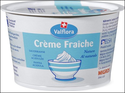 La crème fraîche appartient au groupe des :