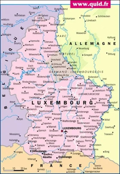 Quelle est la capitale du Luxembourg ?
