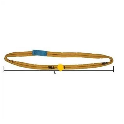 À quelle capacité de charge correspond la couleur de cette élingue ?