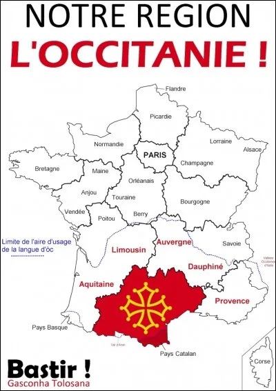 OCCITANIE - De quelles anciennes régions administratives l'Occitanie est elle la fusion ?