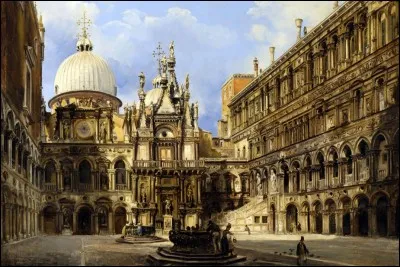 Vous voilà dans la cour intérieure du palais des Doges. Votre regard est attiré par un grand escalier nommé [...]