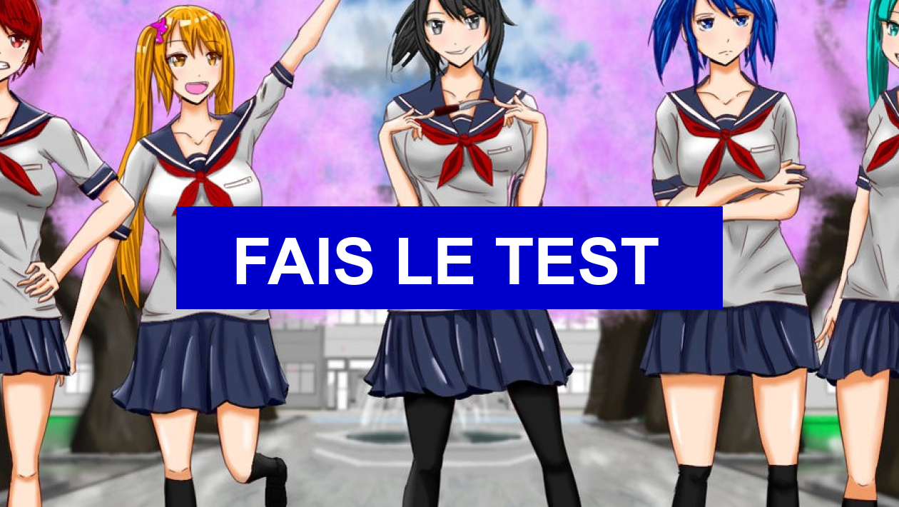 Quel Perso De Yandere Simulator Es Tu Test de personnalité Quel personnage de Yandere Simulator es-tu ?