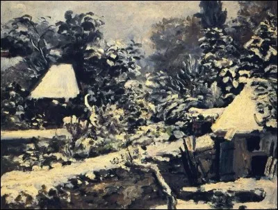A qui doit-on "Paysage, effet de neige" ?