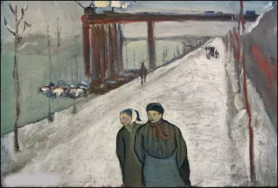 Qui a peint "Neige sur le pont de Clichy" ?