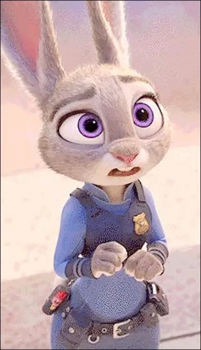 Ce lapin travaille en tant que ...