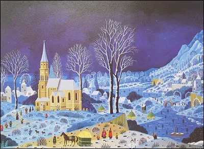 Qui a peint "Neige nocturne" ?