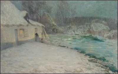 Qui a peint "Soir de neige" ?
