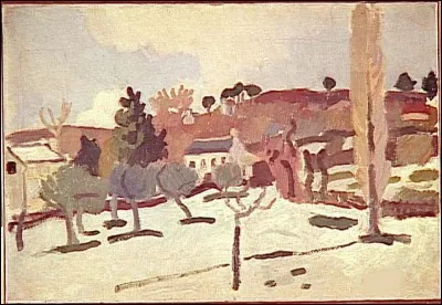 Qui est l'artiste de "Neige à Falaise" ?