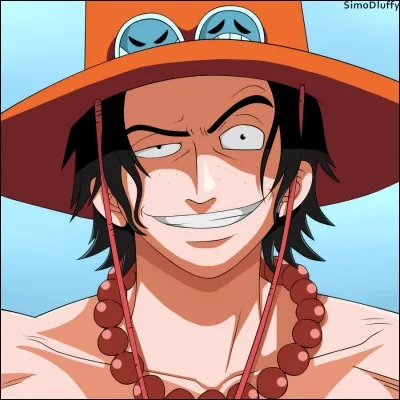 Quelle lettre est inscrite sur la ceinture d'Ace ? (One Piece)
