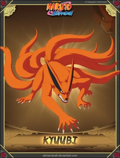 Comment le démon renard à neuf queues s'appelle-t-il ? (Naruto)