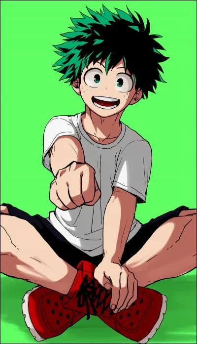 Sous quelle forme le masque de Izuku était-il ? (My hero Academia) ?