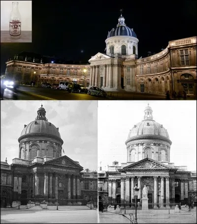 Allons à l'emplacement de la« place de l'Institut » !
Sur cette place, un bâtiment du futur « Institut de France », 27 commerces furent autorisés par Colbert. L'un d'entre eux serait certainement considéré, actuellement, comme le lieu d'une escroquerie.
Quel vendait ce commerce ?