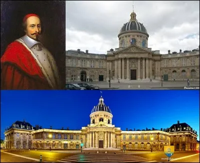 Allons « quai Conti » !
Nous sommes devant l'Institut de France. Il a été créé par Napoléon 1e en 1805. Pendant la Révolution, cela a été un collège, une maison d'arrêt (entre autres). Sa création est le résultat d'un legs effectué par une personne extrêmement riche !
Qui est ce personnage et à combien estime-t-on sa fortune (en or) ?