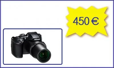 Cet appareil photo Nikon : 450,00 