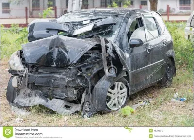 Tu viens d'avoir un accident de voiture. Que fais-tu ?