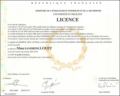 Combien d'étudiants, en pourcentage, reviennent de leur voyage avec leur licence ?