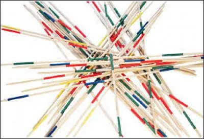 Vous avez faim ? Vous voulez un mikado ? D'accord, mais à condition de ne pas le faire tomber ou d'en déplacer un autre. Quelles baguettes valent dix points chacune ?