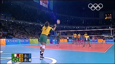 Nous sommes en 2004 à Athènes, l'Italie perd une nouvelle fois en finale, cette fois contre le Brésil, mais quelle était la paire titulaire de récep/att brésilienne?