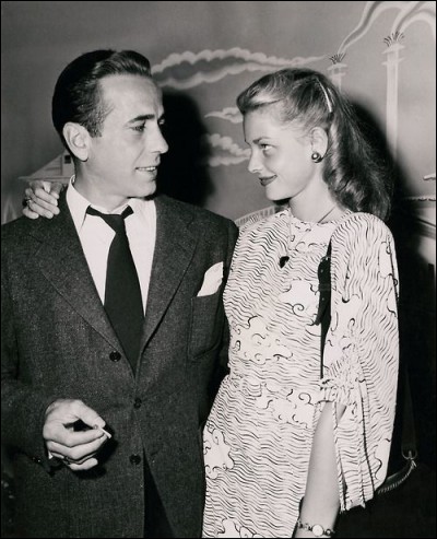 « The look » épouse Humphrey Bogart en 1945. Il a 25 ans de plus qu'elle et la surnomme « Baby ». Leur union durera jusqu'à la mort de « Bogey » en 1957.