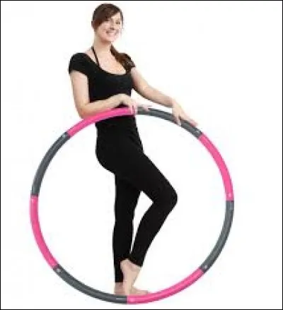 Comment appelle-t-on le cerceau en plastique que l'on fait tourner autour de la taille ?