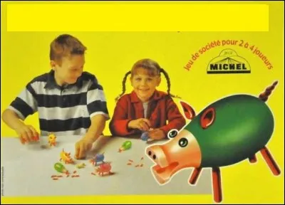 Jeu primé au Concours Lépine en 1934 où chaque joueur doit compléter un cochon à partir des éléments disponibles. Ce jeu s'appelle...