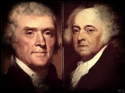 Un jour, John Adams et Thomas Jefferson se sont rendus ensemble à Stratford-upon-Avon. Ils ont coupé un morceau de bois d'une chaise, ayant appartenu à Shakespeare, qu'ils ont emporté en souvenir.