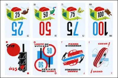 Au 1000 bornes, quel animal y a-t-il sur les cartes "50 km/s" ?