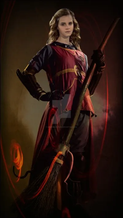 Hermione voit Harry verser le Felix Felicis dans le verre de Ron avant le match de Quidditch ; comment réagit-elle ?