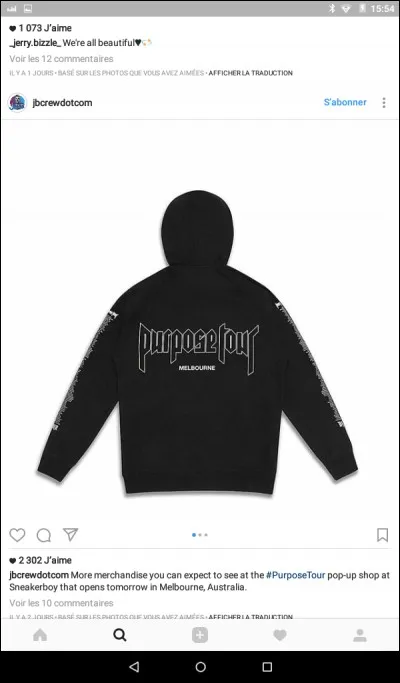 Quelle est la derni&egrave;re qu'il a sortie en 2016 ?