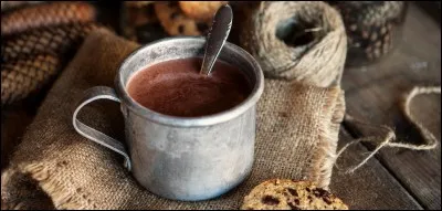 Comment dit-on : "Le matin, je bois du chocolat chaud." ?
