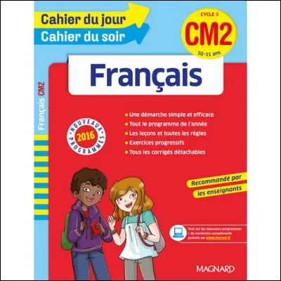 Que fait-on tous les jours au CM2 ?