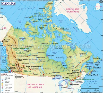 Combien y a-t-il de régions au Canada?