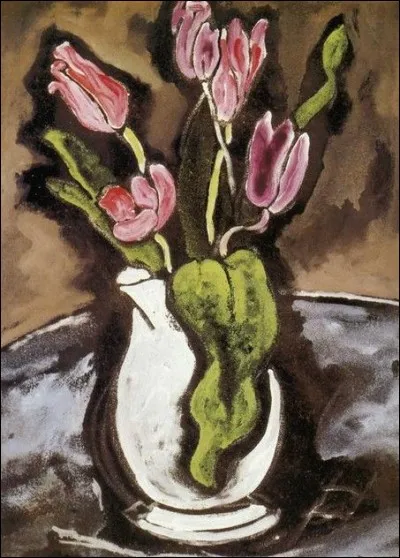 Qui a peint "Vase de tulipes" ?