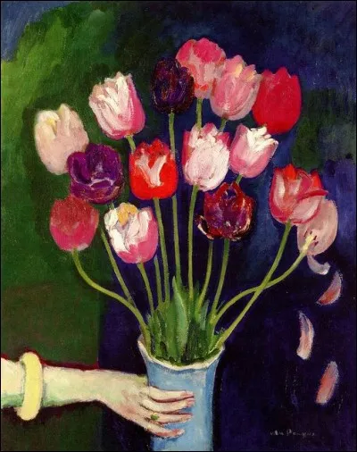 Qui a peint "Vase de tulipes" ?