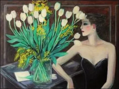 Qui a peint "Tulipes et mimosa" ?