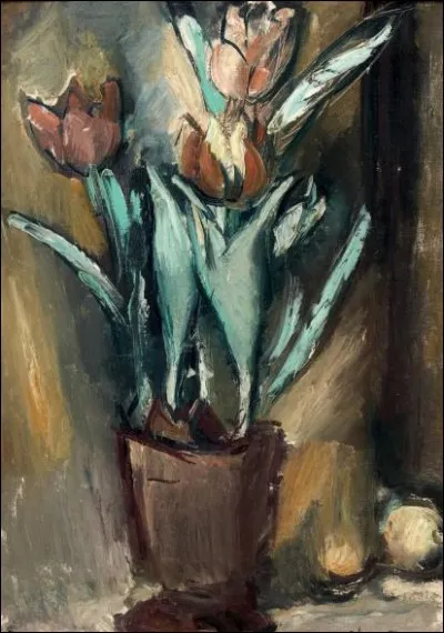 Qui a peint "Le pot de tulipes" ?