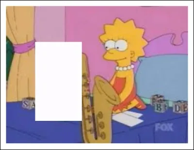 Quel membre des Simpson a déjà joué du saxophone sous les yeux de Lisa ?