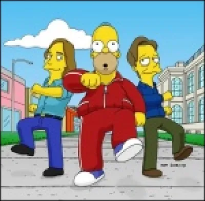 Pourquoi voit-on Homer chanter joyeusement dans cette image extraite de l'épisode "Marge,chauffeur de maître" ?