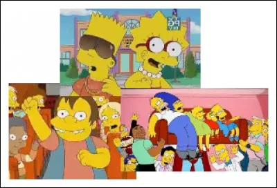 Ces images sont issues d'une intro d'un épisode des Simpson où tout le monde chante...