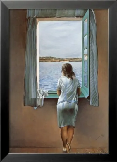 Qui a peint "Jeune fille debout à la fenêtre" ?