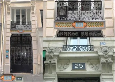 Allons au « 36 rue Saint-Sulpice » !
Retournons au temps d'avant le 13 avril 1946, à l'époque où les « maisons closes » étaient autorisées ou tolérées. Pour que ces « maisons closes » puissent « ouvrir », il fallait respecter une certaine discrétion.
Comment faisait-on pour reconnaître la fonction de ces maisons ?