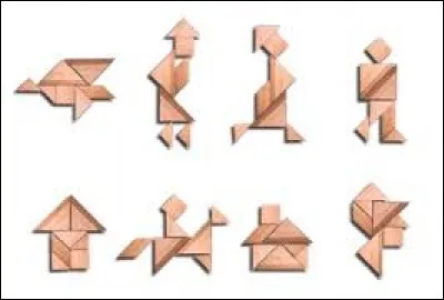 Quel jeu de casse-tête chinois consiste à élaborer des figures, en juxtaposant sept pièces de forme géométrique ?