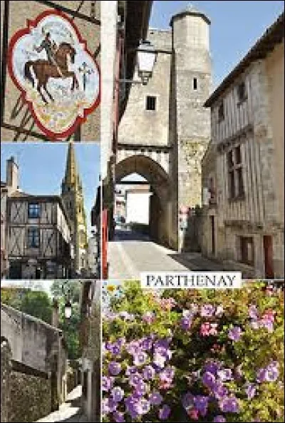 Nous poursuivons avec la ville de Parthenay (79). Par quelle rivière est-elle traversée ?