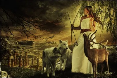 Farouche et vindicative, considérée par les Grecs comme la déesse de la chasse. Qui est-elle ?
