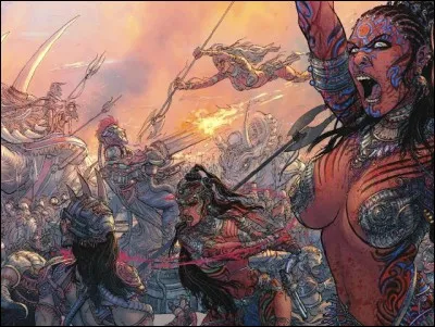 Déesses néfastes décrites dans l'hindouisme, comme de dangereuses chasseresses guerrières. Qui sont-elles ?